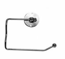 Image of Toilet Roll Holder Oceana Wall Mounted Chrome Tissue Paper Stand Bathroom Bar UK