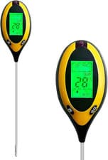 Image of 4-in-1 Soil Moisture Meter with pH, Temperature, and Light Indicators