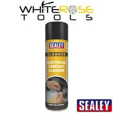 Image of Sealey Electrical Contact Cleaner Spray Oil Grease Dust Remover Quick Dry 500ml