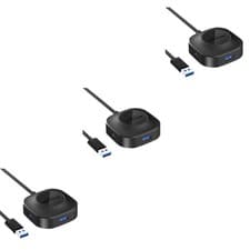 Image of 3 pcs Multi-function USB Hub Multi-port USB Adapter for Laptop Computers