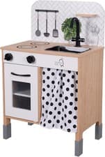 Image of Teamson Kids Wooden Play Kitchen Pretend Play Kitchen with Interactive Role Play