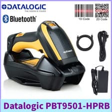 Image of Datalogic PowerScan PBT9501-HPRB Bluetooh 2D Barcode Scanner USB Kit +Cradle+PSU