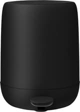 Image of Sono Soft Close Pedal Bin - Black Plastic Waste & Cosmetic Bin