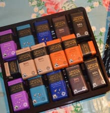 Image of Green & Black's Organic 50% 70% 85% Mini Dark Chocolate | 28 bars