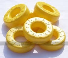 Image of Pack of 6 spare disks for Mega 4 in a Line (6 yellow) (UK)