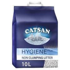 Image of 10L Catsan Hygiene Non Clumping Cat Litter 10 Litres Odour Control Kitten Litter