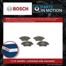 Image of Brake Pads Set fits VAUXHALL CORSA D 1.2 Front 06 to 14 Bosch 1605388 1605153