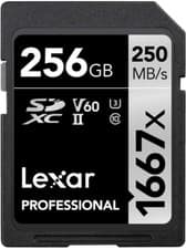 Image of Lexar Professional 1667X SD Card 256GB, SDXC UHS-II Memory Card, up to 250Mb/S R