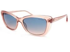 Image of Guess Sunglasses Crystal Pink with Smoke Grey Gradient Lenses GU7774 74W