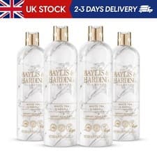Image of Baylis & Harding Elements White Tea & Neroli Luxury Body Wash, 500 ml (Pack of 4