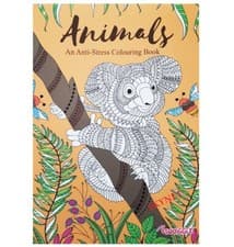 Image of Adult Anti-Stress Colouring Book For Adults Teens - A4 - ANIMALS - MINDFULNESS