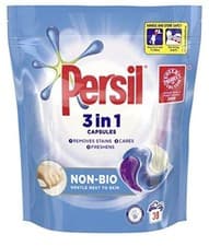 Image of Persil Ultimate Non Bio Powercaps Laundry Detergent Capsules 38 Washes 1.026kg