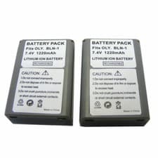 Image of 2X Battery BCN-1 BLN-1 for Olympus PEN-F OM-D EM1 EM5 OM-D e-M5 Mark II 1220mAh