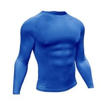 Image of Precision Essential Baselayer Long Sleeve Shirt Adult - Royal Blue - 34"-36" (S)