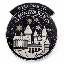 Image of Harry Potter Welcome To Hogwarts Castle Pin Badge