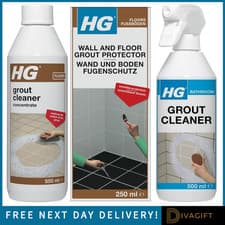Image of HG GROUT CLEANER READY TO USE SPRAY CONCENTRATED REMOVES DIRT FROM GROUT TILES