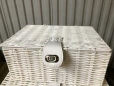 Image of Storage Basket Hamper Resin White Small, Medium or Large