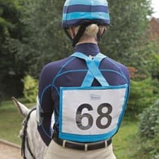 Image of Rider Number Bib + Medical Armband Medical Record Card to fill in BLUE
