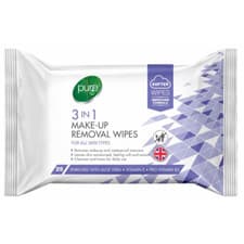 Image of 25 PURE FACIAL 3 IN 1 COMPLETE MAKE UP REMOVAL FACE CLEANSING WIPES