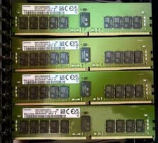 Image of Samsung 64GB 4x 16GB 1Rx4 - PC4 - 3200AA - M393A2K40EB3 Server Memory RAM