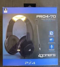 Image of 4Gamers PRO4-70 Stereo Gaming Headset Black New Sealed