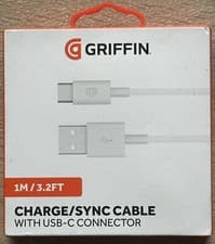 Image of Griffin Charge Sync USB-A to USB-C Cable 1m - No Box