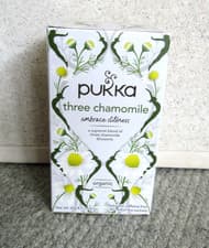 Image of Pukka Organic Three Chamomile 20 Tea Bag Sachets - 30g Herbal Caffeine free