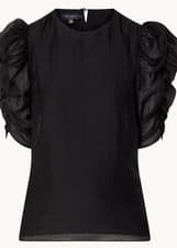 Image of Ted Baker blouse with puff sleeves