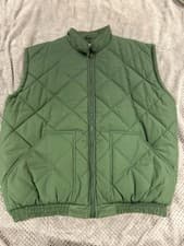 Image of Result Unisex Green Quilted Sleeveless Body Warmer – Outdoor Hiking Work Gilet