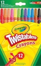 Image of CRAYOLA Twistables Colouring Crayons - Assorted Colours (Pack of 24 & 12)
