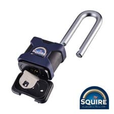 Image of Timco Stronghold Padlock Squire Lock Security 2.5" Long Shackle SS50S/2.5 50mm