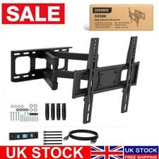 Image of TV Wall Bracket Tilt Mount 26–55 Inch | Heavy Duty 45kg + Free 1.5m HDMI Cable