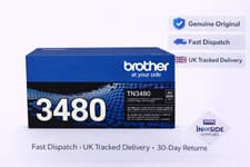 Image of Brother TN-3480 Genuine Original High Yield Black Toner HL-L5000 DCP-L5500