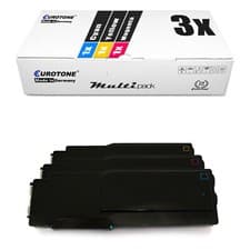 Image of 3X Eco Cartridge For Xerox VersaLink C405DN C405DNF C405NE Color Set