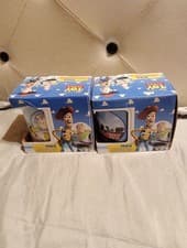 Image of Toy Story Mugs Buzz Lightyear, Woody Disney Pixar Boxed Brand New