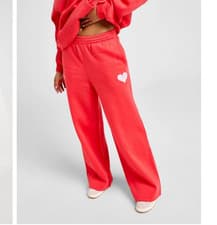 Image of Adidas Originals Heart Wide Leg Joggers BNWT UK S,M LAST 2 RARE