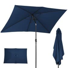 Image of 3*2M Garden Parasol Large Sun Shade Canopy Patio Outdoor Umbrella Crank Tilt