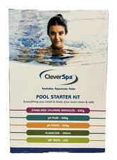 Image of CleverSpa Pool Chemical Starter Kit Chlorine, pH Control, Algaecide
