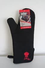 Image of New With Tags - Weber Premium Heat Resistant BBQ Grill Mitt / Oven Pot Holder