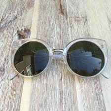 Image of Large Round Cat Eye Hot China Doll Boho Fashion Blogger Glasses Sunglasses 6734