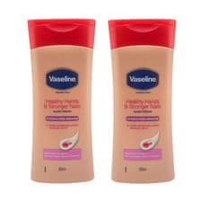 Image of Vaseline Intensive Care Healthy Hands Stronger Nails Hand Cream 200ml - 2 Pack