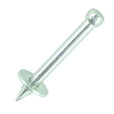 Image of Washered Masonry Nails 30mm Pack of 100