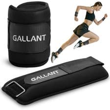 Image of 2X Ankle Wrist Leg Weights Straps Training Exercise Fitness Running Yoga Gym UK