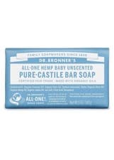 Image of Dr Bronner Organic Aloe Vera Baby Mild Soap Bar 140g - 2 Pack