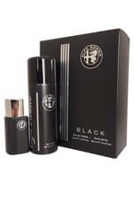 Image of Alfa Romeo Black EDT Spray 15ml Body Spray 150ml Fruity Mens Fragrance