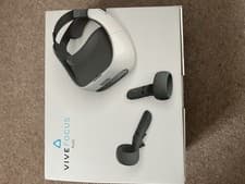 Image of HTC Vive Focus Plus Enterprise VR Headset White. Complete, Boxed, Pristine