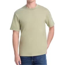 Image of Hugo Boss Men's HUGO Dapolino Small Logo SS Jersey Crewneck T-Shirt Open Green