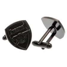 Image of Arsenal FC Black Ion Plated Cufflinks