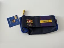 Image of NEW FC Barcelona Detachable 2-Part Pencil Case With Tags And Holographic Sticker