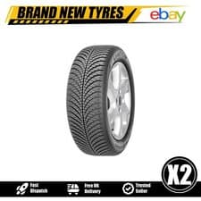 Image of 2x 225/60R16 Goodyear Vector 4 Season G2 225 60 16 102W XL Car Tyres B-Rated Wet